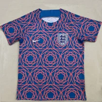 23-24 England Blue Red Training shirts