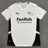 24-25 Derby County Home Fans Soccer Jersey