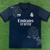 23-24 RMA Y-3 Black Fans Soccer Jersey (胶标)