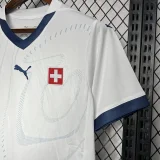 24-25 Switzerland Away Fans Soccer Jersey