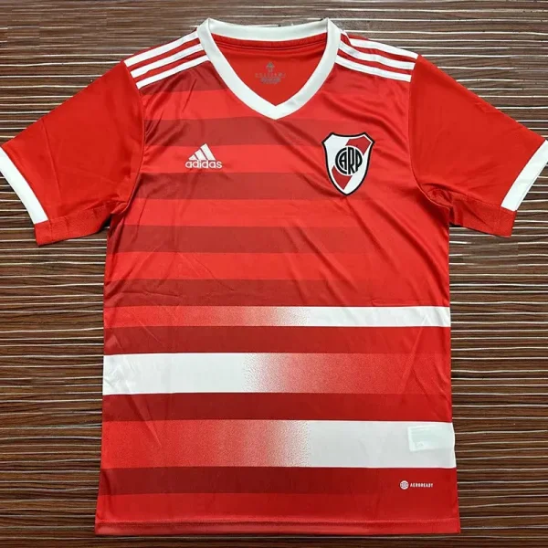 22-23 River Plate Away Fans Soccer Jersey (无广告版)