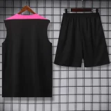 24-25 CHE Black Tank top and shorts suit