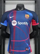 23-24 BAR Royal blue Special Edition Player Version Soccer Jersey (宝蓝色'Spotify'广告)