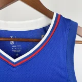 22-23 Clippers LEONARD #2 Blue Top Quality Hot Pressing NBA Jersey
