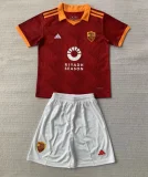 23-24 Roma Fourth Kids Soccer Jersey