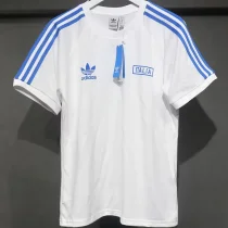 2024 Italy White Casual Retro Edition T-Shirts (Pure Cotton)