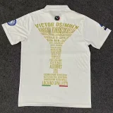 2023 Napoli White Campioni D'ITALIA Polo Short Sleev