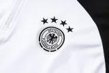 24-25 Germany White Kids Half Pull Tracksuit (童装)(半拉链)