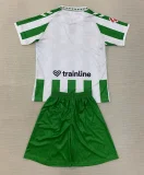24-25 Real Betis Home Kids Soccer Jersey