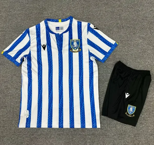 24-25 Sheffield Wednesday Home Kids Soccer Jersey
