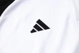 24-25 Germany White Kids Half Pull Tracksuit (童装)(半拉链)