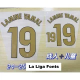 24-25 BAR Home Player Version Soccer Jersey #Only Have AD Logo (胸前不带字)