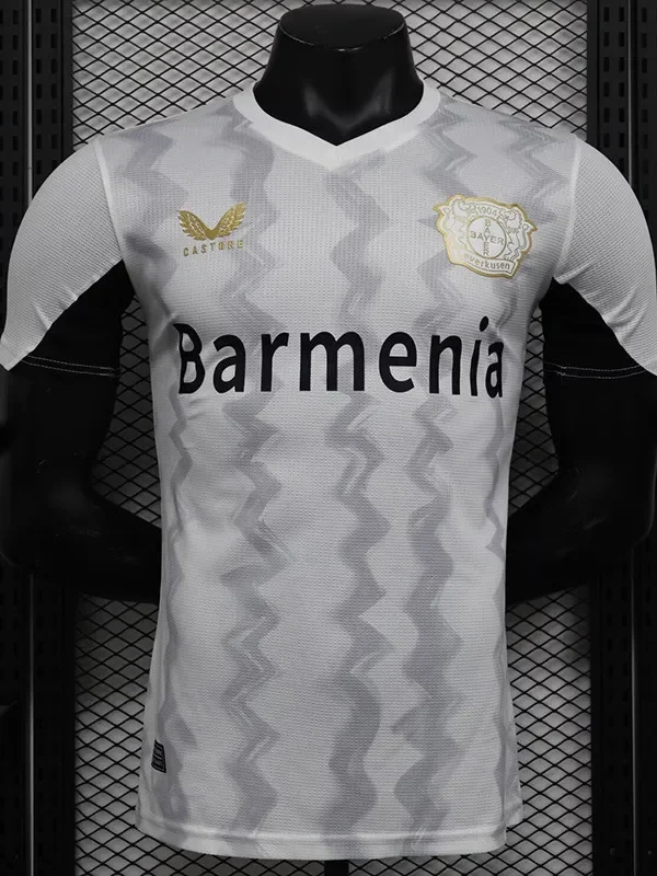 24-25 LeverKusen Away Player Version Soccer Jersey