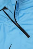 2024 NK Blue Half Pull Tracksuit (半拉链)