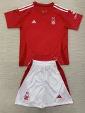 24-25 Nottingham Forest Home Kids Soccer Jersey
