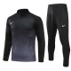 2024 NK Black Half Pull Tracksuit (半拉链)