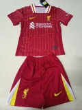 24-25 LIV Home Kids Soccer Jersey (带广告)