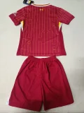 24-25 LIV Home Kids Soccer Jersey (带广告)