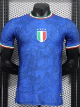 24-25 Italy Blue Special Edition Player Version Soccer Jersey