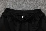 24-25 France Black Half Pull Tracksuit (半拉链)