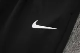 24-25 France Black Half Pull Tracksuit (半拉链)
