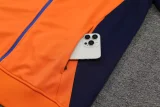 24-25 JUV Grey Orange Jacket Tracksuit