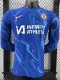 24-25 CHE Home Long Sleeve Player Version Soccer Jersey (长袖球员)前带广告