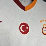 24-25 Galatasaray Away Fans Soccer Jersey (左袖带广告)