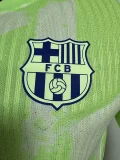 24-25 BAR Third Player Version Soccer Jersey #Only Have AD Logo (胸前不带字)