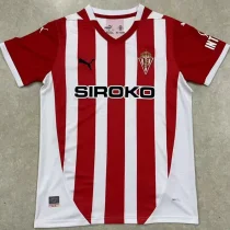 24-25 Gijon Home Fans Soccer Jersey