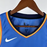22-23 OKC Thunder HOLMGREN #7 Blue City Edition Top Quality Hot Pressing NBA Jersey