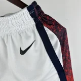 2024 Olympic Game USA White City Edition Top Quality NBA Pants