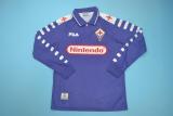 98/99 fiorentina home long sleeve Retro Soccer Jersey