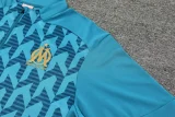 24-25 Marseille Lake blue Half Pull Tracksuit (半拉链)(金标)