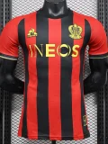 24-25 OGC Nice Home Player Version Soccer Jersey