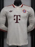24-25 Bayern Third Long Sleeve Player Version Soccer Jersey (长袖球员)