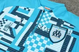 24-25 Marseille Light blue Half Pull Tracksuit (半拉链)(新标)