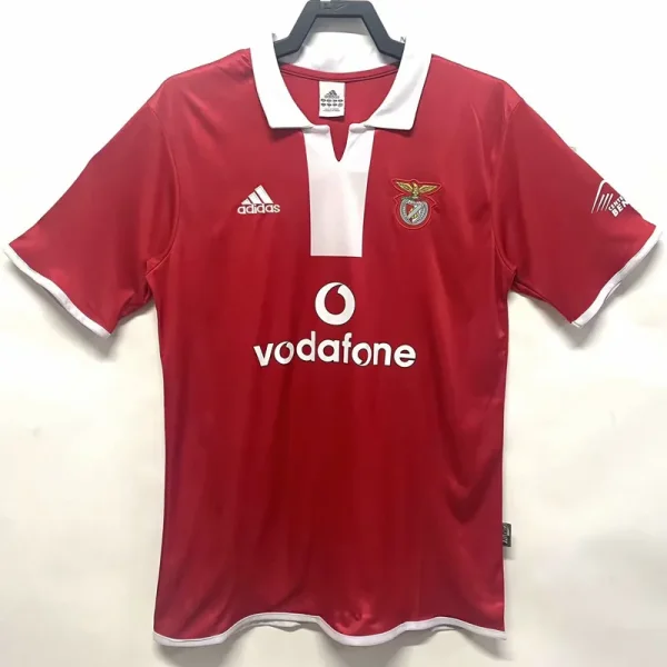 2004-2005 Benfica Home Retro Soccer Jersey
