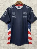 2024 F1 Red Bull Royal Blue Polo Racing Suit(有领) 银牛