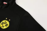 24-25 Dortmund Black Jacket Tracksuit #03