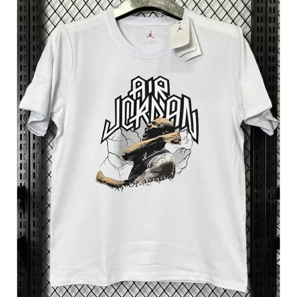T281 Jordan White High Quality Casual T-Shirt