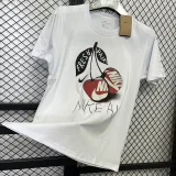 T273 NK White High Quality Casual T-Shirt #苹果