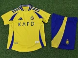 2024-25 AL-Nassr Home Kids Player Version Soccer Jersey (球员童装)