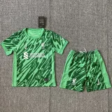 2024-25 LIV Green GoalKeeper Kids Soccer Jersey