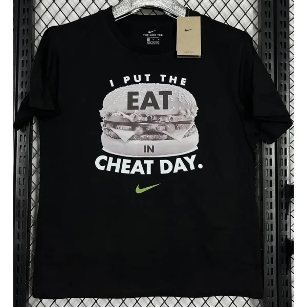 T247 NK Black High Quality Casual T-Shirt #汉堡