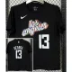 T263 Clippers GEORGE #13 Black High Quality Casual T-Shirt