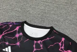 24-25 RMA Black Purple Training Short Suit #豹