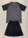 24-25 Sunderland Grey Black GoalKeeper Kids Soccer Jersey