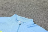 24-25 Man City Light blue Half Pull Tracksuit (半拉链)