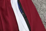 24-25 Bayern Deep Red Kids Half Pull Tracksuit (童装)(半拉链)